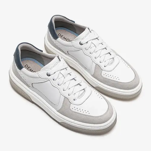 TENIS DEMOCRATA BEAT PULSE BRANCO/AZUL 38