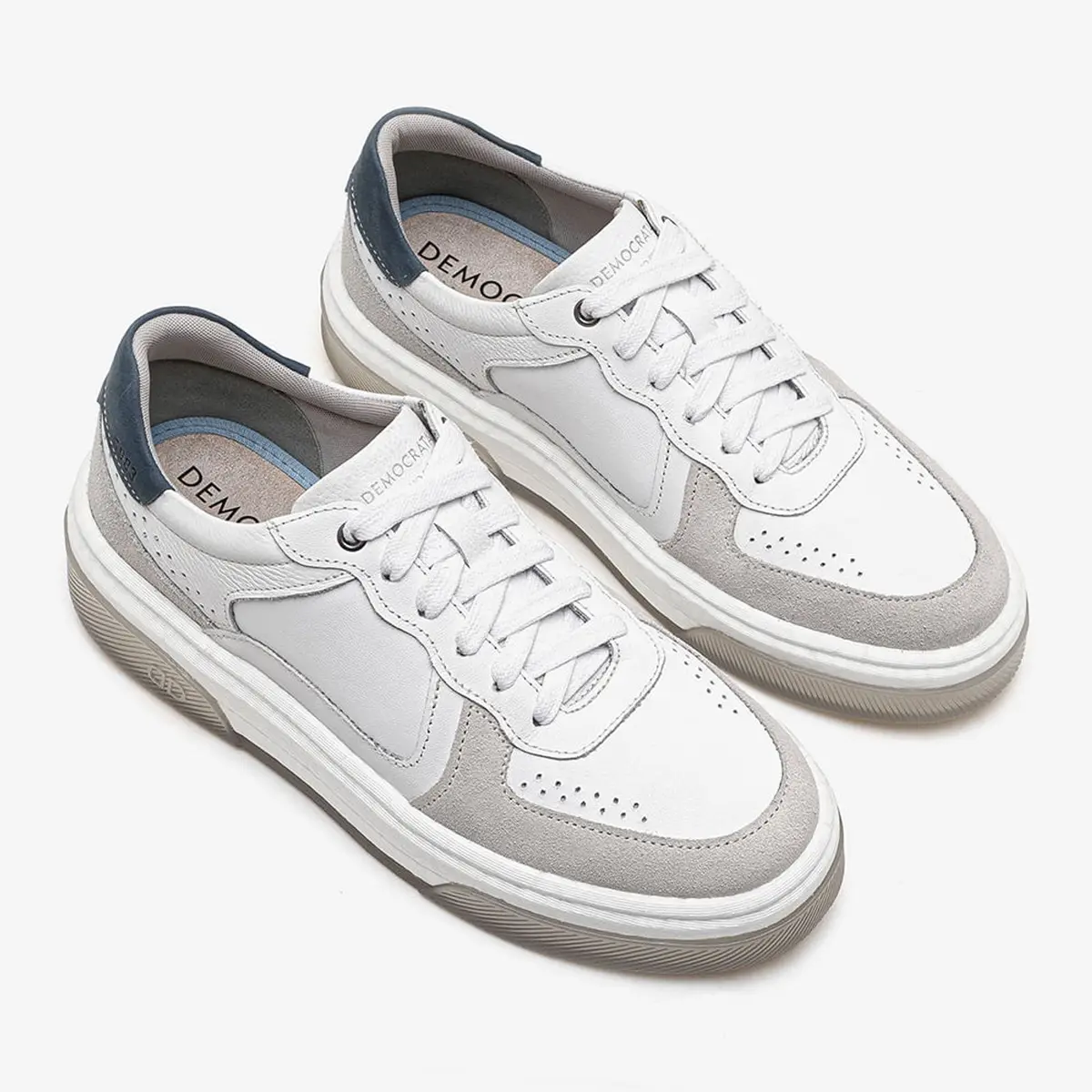 TENIS DEMOCRATA BEAT PULSE BRANCO/AZUL 38